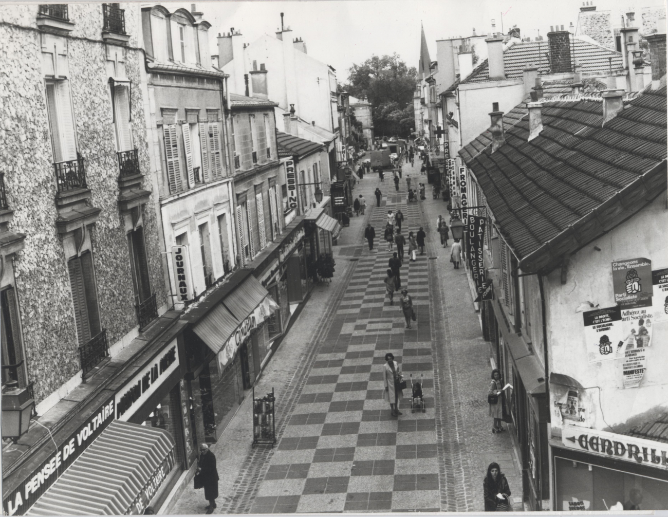 Inauguration de la rue piétonne Archives de Sceaux