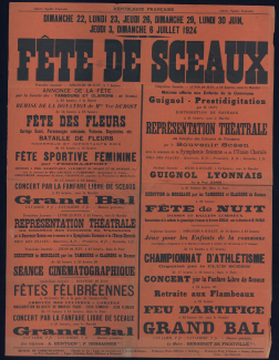 Fêtes de Sceaux 1924