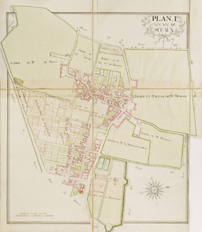 Plan du village de Sceaux (1781)