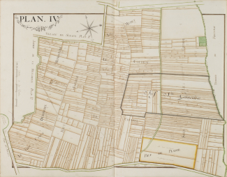 Plan Les Coudrais et derrière la Ménagerie (1781)