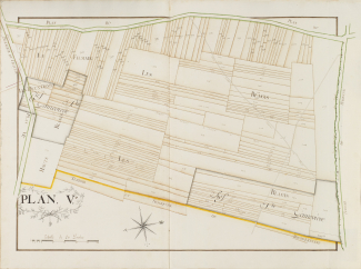 Plan-atlas de Cicille (1781) - Les Blagis et le Filmin (1781)